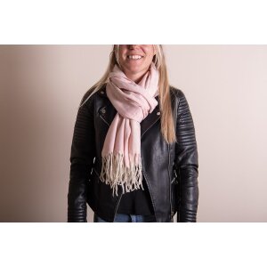 Juleeze JZSC0775P Wintersjaal dames roze 68x180 cm