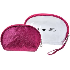 Juleeze JZSET0002F Cosmetisch tasje roze (set van 2)...