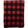 Clayre & Eef KT060.145 Plaid Rood, Zwart 130x170 cm