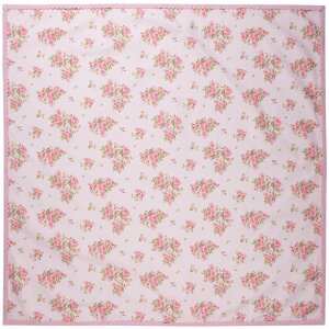 Clayre & Eef SWR01 Tafelkleed Vierkant Roze 100x100 cm