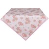 Clayre & Eef SWR01 Tafelkleed Vierkant Roze 100x100 cm