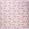 Clayre & Eef SWR01 Tafelkleed Vierkant Roze 100x100 cm