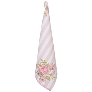 Clayre & Eef SWR42-2 Theedoek Roze 50x70 cm