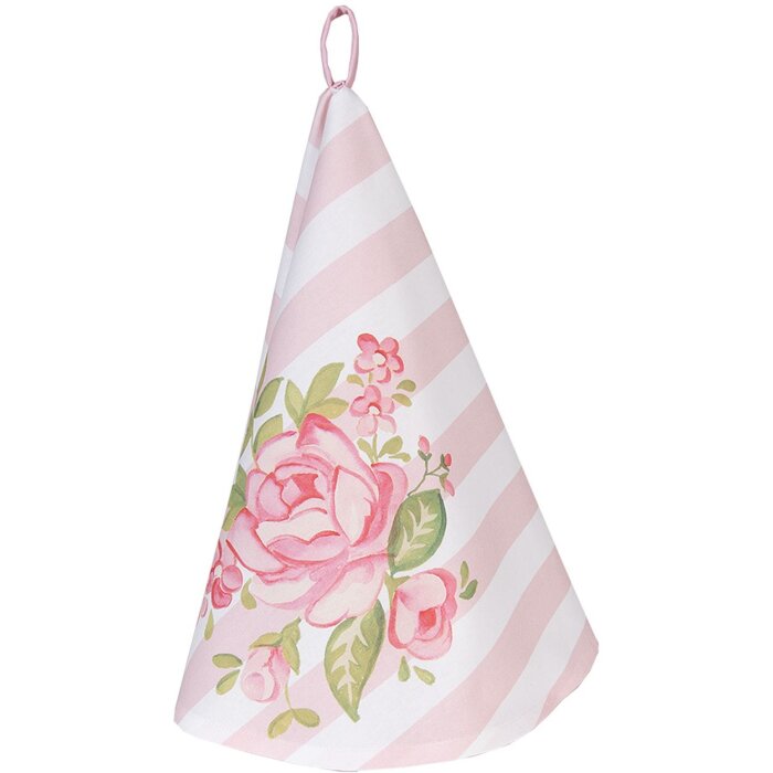 Clayre & Eef SWR48 Theedoek Roze Ø 80 cm