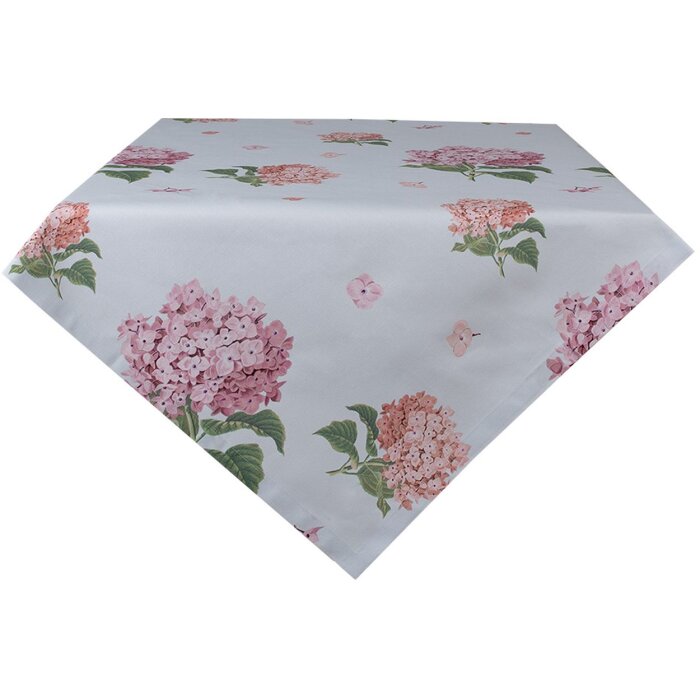 Clayre & Eef VTG01 Tafelkleed Vierkant Roze 100x100 cm