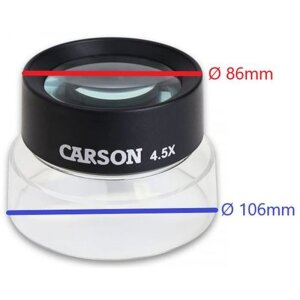 Carson LL-55 Standloep 4,5x vergroting 75 mm lensdiameter