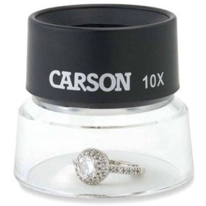 Carson LL-10 standloep 10x 30mm acryl lenzen licht krasbestendig