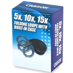 Carson TV-15 Impactloep Multi-Power 5-15x, 30mm, compact, voor juweliers