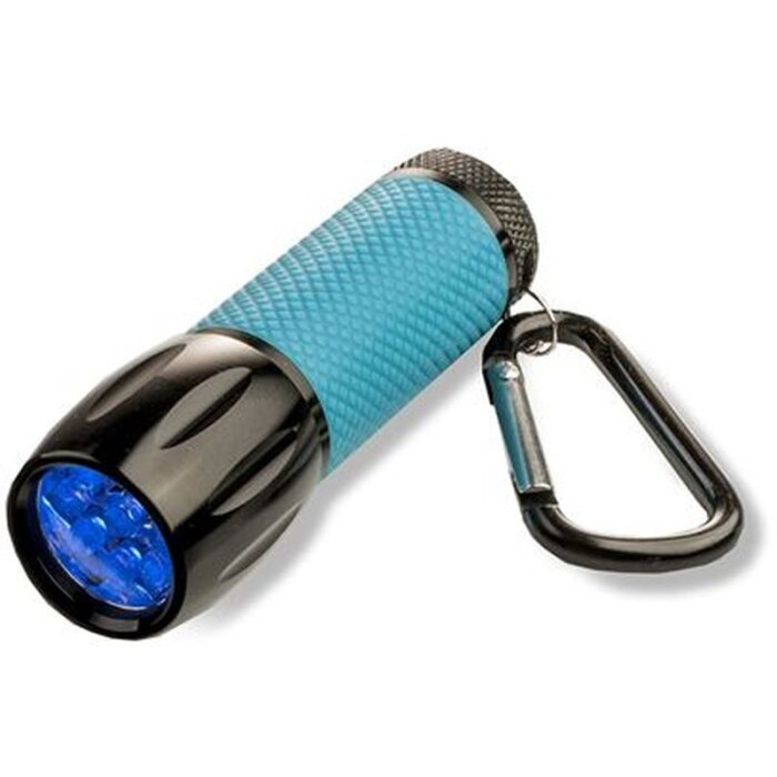 Carson UVSight Pro UV LED zaklamp zwart en blauw