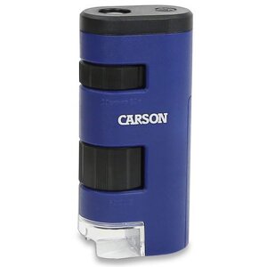 Carson MM-450 handmicroscoop LED 20-60x vergroting blauw