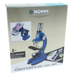 Konus Konustudy-4 microscoop 150x-450x-900x met...