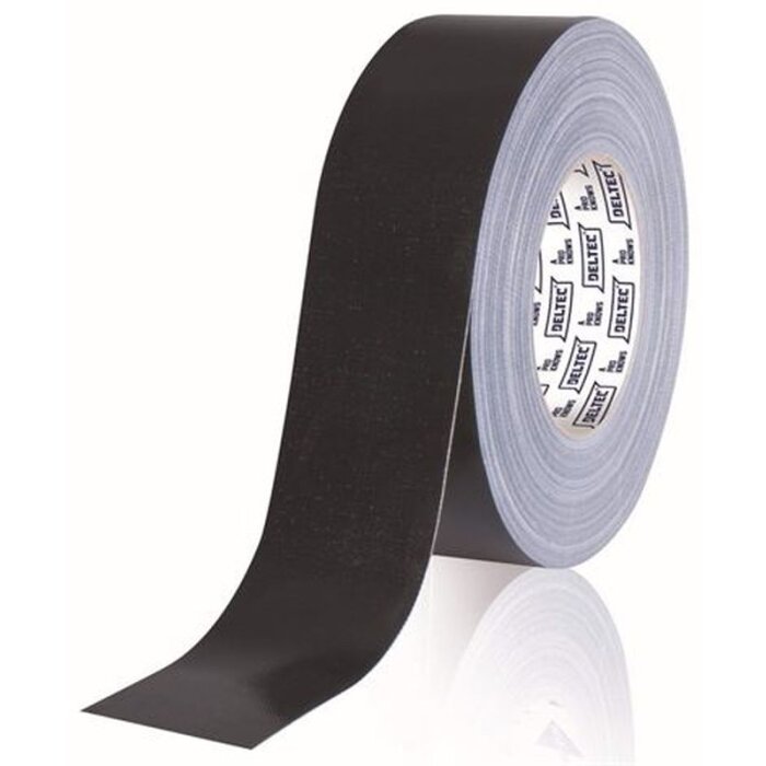 Deltec Gaffer Tape Pro Zwart 46 mm x 50 m