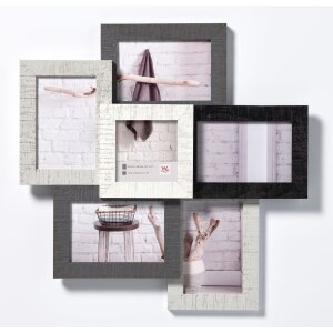 Walther houten fotolijst Home 6 fotos 13x13 cm en 13x18...