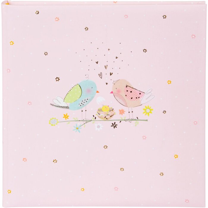 Goldbuch babyalbum Loving Birds Girl 30x31 cm 60 witte paginas