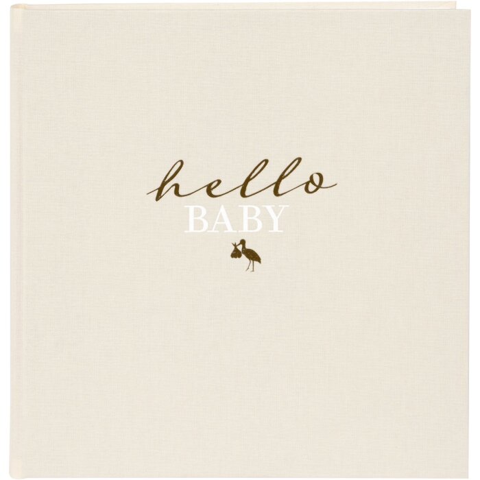 Goldbuch babyalbum hello.baby Beige 30x31 cm 60 witte paginas