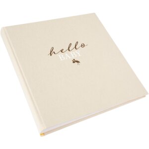 Goldbuch babyalbum hello.baby Beige 30x31 cm 60 witte paginas