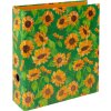 Goldbuch motief map Zonnebloem groen 2-rings mechanisme 8 cm rug DIN A4