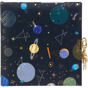 Goldbuch agenda met slot Universe 16,5x16,5 cm 96 witte...