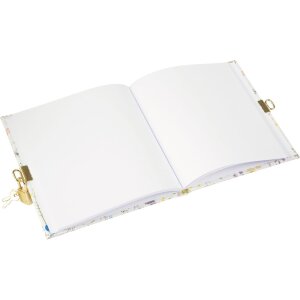 Goldbuch agenda met slot Zomer Weide wit 16,5x16,5 cm 96 witte paginas