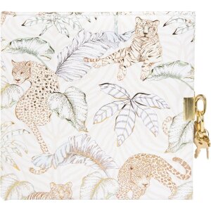 Goldbuch agenda met slot Felino 16,5x16,5 cm 96 witte...