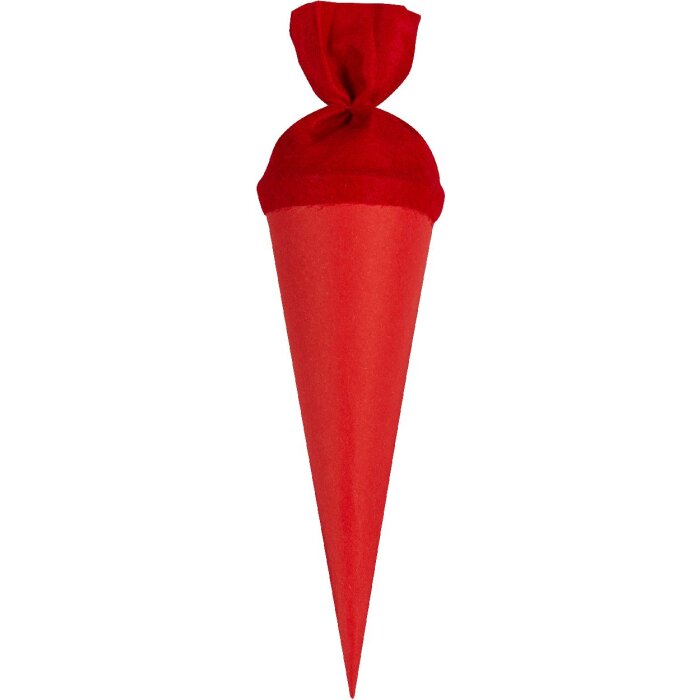 Goldbuch knutselschooltas met gekleurde viltsluiting 35 cm rood