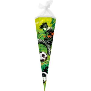 Goldbuch schoolkegel 85cm zeshoekige voetballer groen