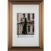 Walther design frame Venice 30x40 cm brons glanzend houtlook helder glas