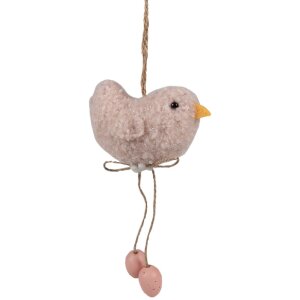 Clayre & Eef 65345 Decoratie Hanger Vogel 10x3x14 cm...