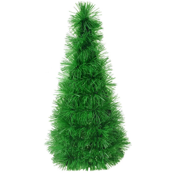 Clayre & Eef 65516 Decoratie kerstboom Ø 12x27 cm Groen