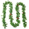 Clayre & Eef 65521 Kerstslinger decoratie 200 cm groen