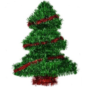 Clayre & Eef 65530 Wanddecoratie kerstboom 26x3x34 cm...