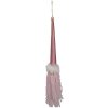 Clayre & Eef 65612 Decoratieve Hanger Dwerg Roze 6x6x48 cm