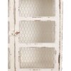 Clayre & Eef 5H0662 Wandkast wit 56x23x69 cm - Stijlvol opbergen