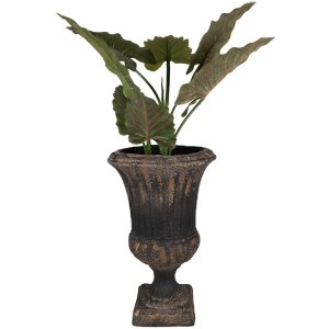 Clayre & Eef 5MG0023 Decoratie Bloempot Ø 34x53 cm Bruin Zwart