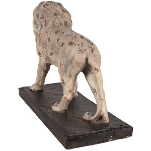 Clayre & Eef 5MG0030 Decoratie Leeuw 55x23x40 cm Beige Bruin