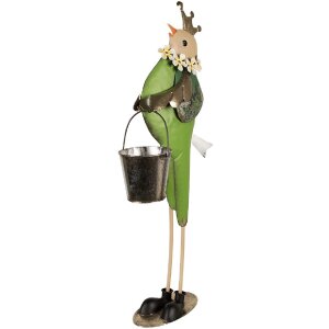 Clayre & Eef 5Y1219 Decoratieve Vogel Groen 30x15x83...