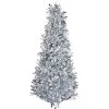 Clayre & Eef 65537M Kerstboom Decoratie Zilverkleurig Ø 16x38 cm