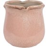 Clayre & Eef 6CE1715P Bloempotdecoratie Roze Ø 12x12 cm