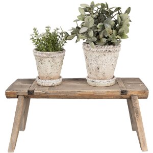 Clayre & Eef 6H2314 Plantentafel Bruin 44x18x20 cm