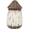 Clayre & Eef 6H2336 Decoratief Huis Witbruin Ø 11x17 cm