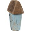 Clayre & Eef 6H2338 Huisdecoratie 6x4x10 cm Blauw Bruin