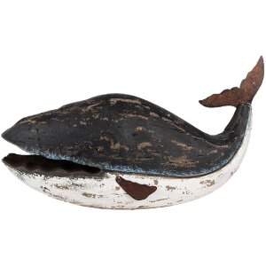 Clayre & Eef 6H2349 Decoratieve Walvis 36x15x23 cm...