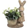 Clayre & Eef 6MG0030 Bloempotdecoratie 38x22x49 cm Bruin Beige