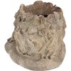 Clayre & Eef 6MG0038 Bloempotkop 20x20x19 cm Grijs Beige