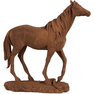 Clayre & Eef 6PR4078 Decoratie Paard 21x7x21 cm Bruin