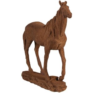 Clayre & Eef 6PR4078 Decoratie Paard 21x7x21 cm Bruin