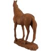 Clayre & Eef 6PR4078 Decoratie Paard 21x7x21 cm Bruin