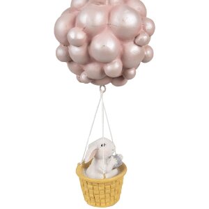 Clayre & Eef 6PR4125 Luchtballon Decoratieve Hanger...