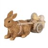 Clayre & Eef 6PR5005 Decoratief Konijn met Trolley Bruin 15x5x7 cm