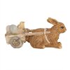 Clayre & Eef 6PR5005 Decoratief Konijn met Trolley Bruin 15x5x7 cm